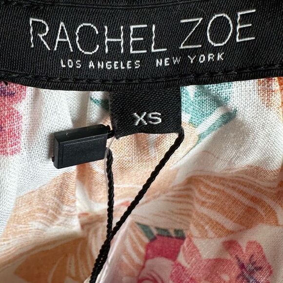 NWT Rachel Zoe Floral Print Sleeveless Keyhole Blouse - Picture 12 of 13